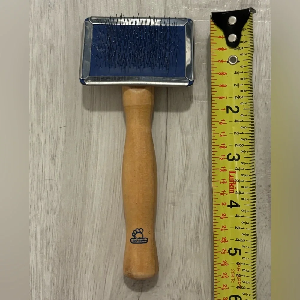 Dog Slicker Brush for Shedding & Grooming Long Haired Small Teacup Dogs